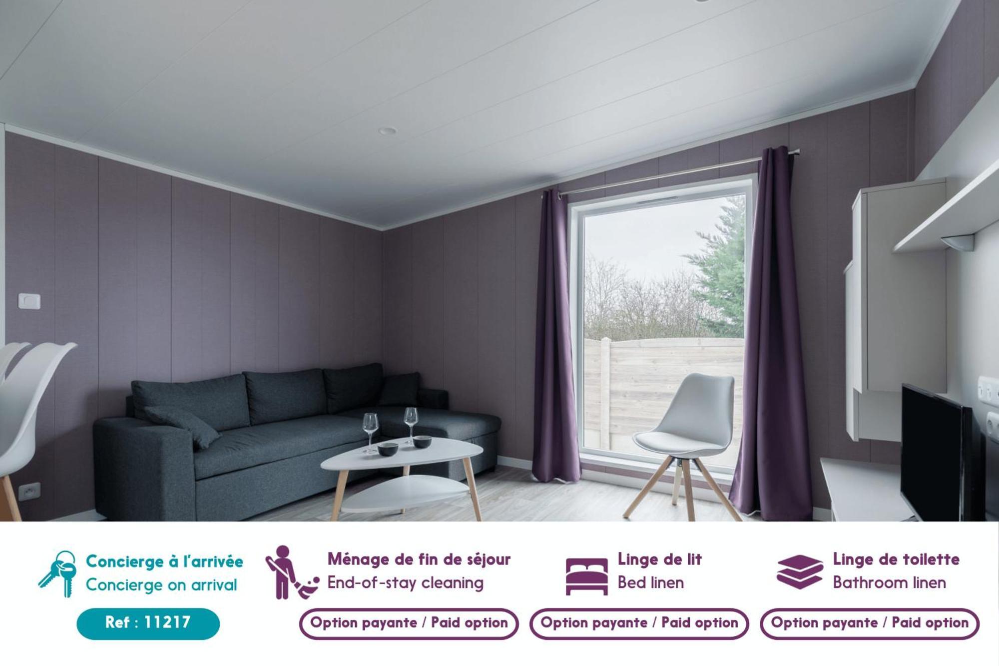 Beau Chalet Pour 4 Pers - Acces Piscine Chauffee Brétignolles-sur-Mer Exterior foto