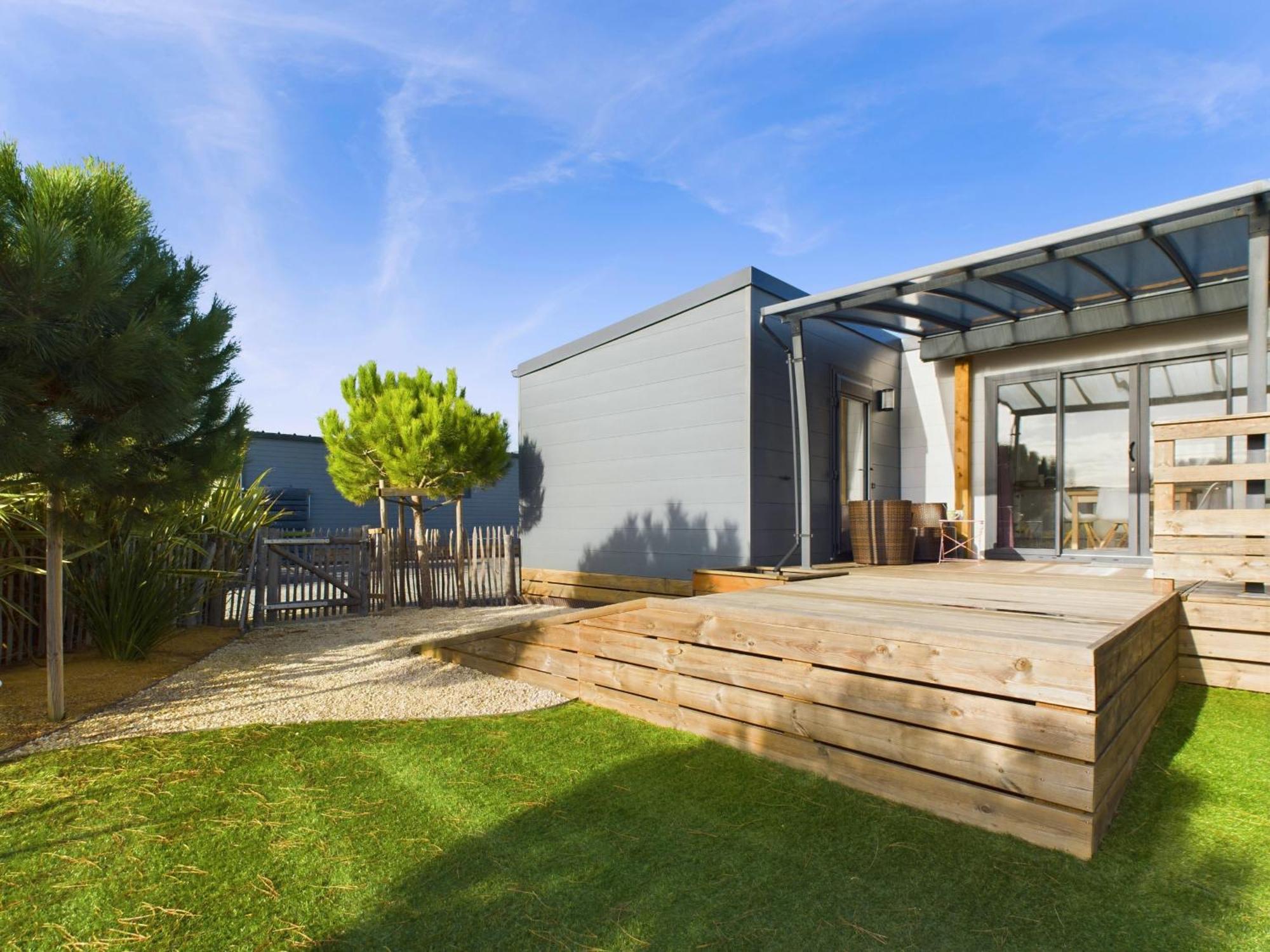 Beau Chalet Pour 4 Pers - Acces Piscine Chauffee Brétignolles-sur-Mer Exterior foto